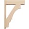 Ekena Millwork 8-in W x 30-in D x 42-in H Balboa Block Rough Cedar Woodgrain TimberThane Outlooker, Primed Tan OUTUR080X30X42BOA44RCPR - alternate 6